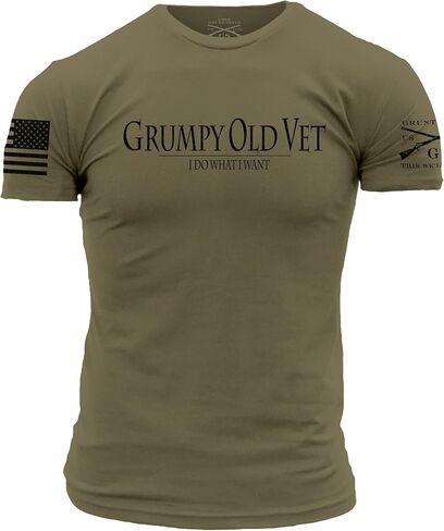 Grunt Style Grumpy Old Vet Men's T-Shirt in Kuwait