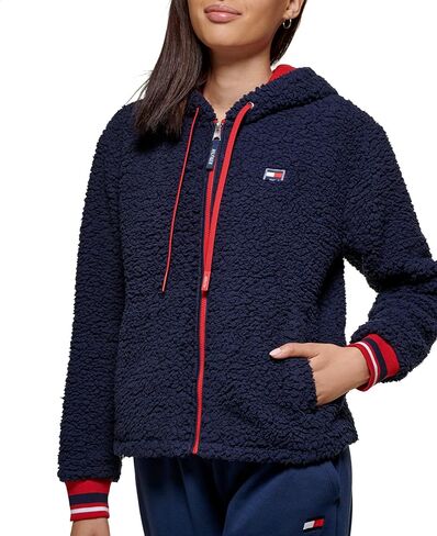 سترة نسائية طويلة الأكمام بسحاب من Tommy Hilfiger in Saudi Arabia