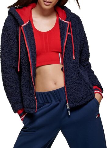 سترة نسائية طويلة الأكمام بسحاب من Tommy Hilfiger in Saudi Arabia