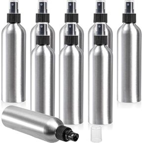 YOUEON 12 Pack 4 Oz Fine Mist Spray Bottles, Aluminum Empty Spray Bottles, Reusable Bottles Small Spray Bottles for Travel, Cosmetic Perfume, Toner, Face Spray, Essential Oil Storage