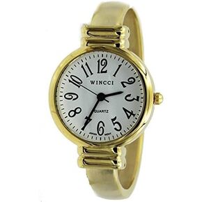 Women's Classic Easy Read Bangle Cuff Watch