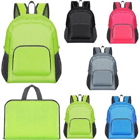 ريجيناري شنطة ظهر قابلة للطي وخفيفة الوزن للسفر والتخييم، شنطة ظهر محمولة مقاومة للماء للمشي لمسافات طويلة والرياضات الخارجية والداخلية، كما هو موضح، 5 قطع in Kuwait