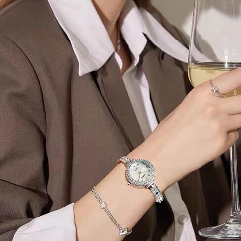 ساعات CakCity للسيدات مع ساعة معصم صغيرة رفيعة للنساء وساعات يد أنيقة للنساء وساعة كلاسيكية صغيرة وساعات وجه صغيرة للنساء هدايا لها in Kuwait