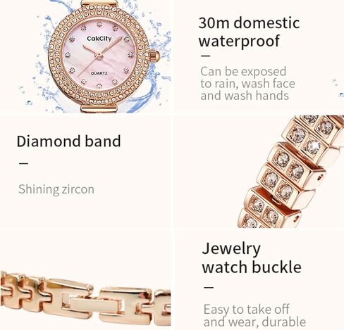 ساعات CakCity للسيدات مع ساعة معصم صغيرة رفيعة للنساء وساعات يد أنيقة للنساء وساعة كلاسيكية صغيرة وساعات وجه صغيرة للنساء هدايا لها in Kuwait