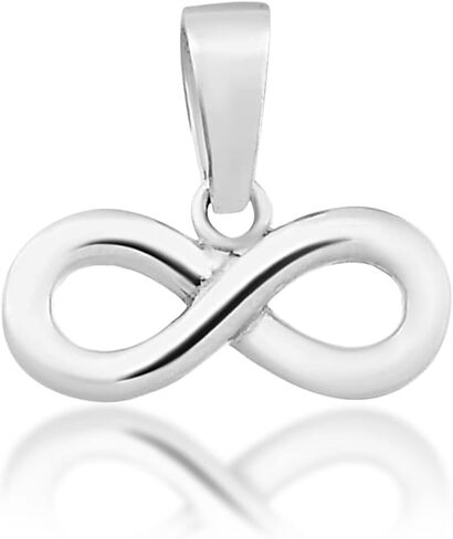 REAL 14k Yellow Gold Infinity Shaped Pendant 11x5 Mm Length X Width By FJ Fuze Jewelry in Saudi Arabia