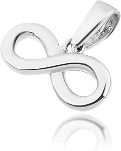 REAL 14k Yellow Gold Infinity Shaped Pendant 11x5 Mm Length X Width By FJ Fuze Jewelry in Saudi Arabia