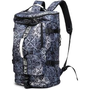 Gym Duffle Bag Waterproof black Laptop Backpack Suitable for Hiking, Fishing, Travel 40L Large Capacity Trendy Cool Lightweight Backpack for Men and Women in Kuwait