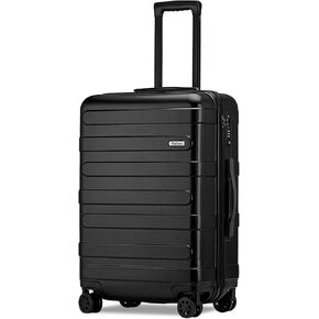 Premium Carry-on Luggage - Airline Approved Suitcase with Spinner Wheels, Buit in TSA Lock, Hard Shell Suitcases with Metal Corner - Perfect Travel Companion for Adults