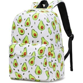 Kouxunt Daisy School Backpack for Girls Womens, School Bags Collge Bookbags Laptop Backpacks for Kids Teens Adults (Black)