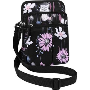 KAMO Multifunction Phone Bag One Shoulder Phone Waist Bag Diagonal Cross Bag Smart Phone Case Outdoor Bag Triple Zip Hipster Crossbody Purse for Women & Men in Kuwait