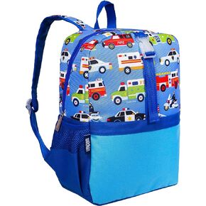 Wildkin Pack-it-All Kids Backpack for Boys & Girls, Ideal Size for School & Travel Backpack for Kids, Features Front Strap, Interior Sleeve, Back Support & Side Pocket (Orange Shimmer)