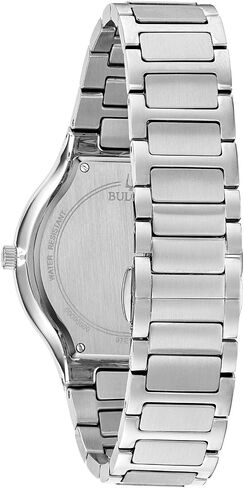 Bulova Men's Modern Millenia 3-Hand Quartz Watch, Edge-to-Edge Crystal with Diamonds in Saudi Arabia