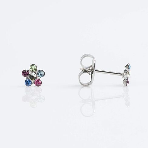 STUDEX Daisy Stud Earrings | Hypoallergenic and Nickel Safe for Sensitive Ears | High Fashion Earrings for Women and Men in Saudi Arabia