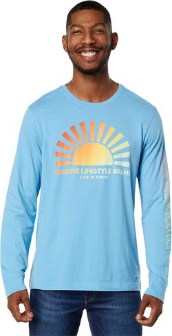 Men's Sunset on The Water Long Sleeve Crusher-LITE Tee in Saudi Arabia