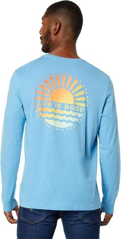 Men's Sunset on The Water Long Sleeve Crusher-LITE Tee in Saudi Arabia