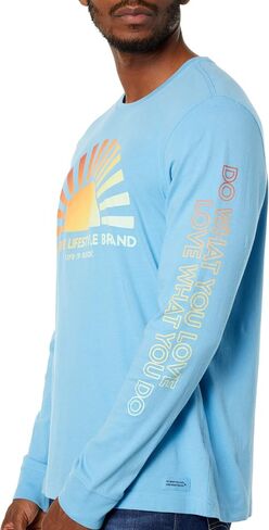 Men's Sunset on The Water Long Sleeve Crusher-LITE Tee in Saudi Arabia
