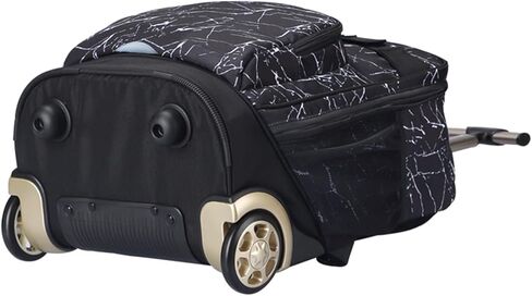 UNIKER Rolling Backpacks Football Pattern,Trolley School Bag with Pencil Case,Trip Luggage,Wheeled Suitcase with Two Wheels,Rolling Backpack Set in Kuwait