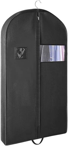 حقائب ملابس مقاس 60 بوصة للسفر، عبوة واحدة من حقيبة الملابس لتعليق الملابس، وحقائب الفساتين للفساتين الطويلة، وحقيبة الملابس المقواة لفساتين الزفاف والمعاطف الشتوية، وحقائب الملابس لتخزين الخزانة in Kuwait