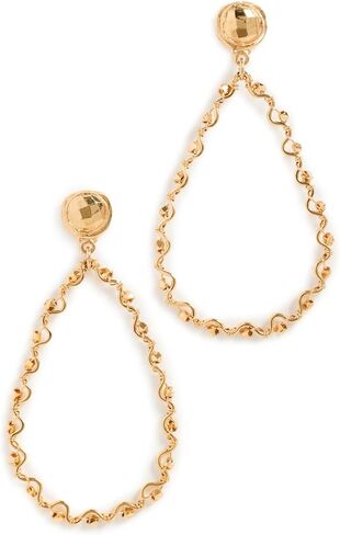 أقراط GAS Bijoux النسائية الكبيرة المزينة بالأحجار الكريمة in Kuwait