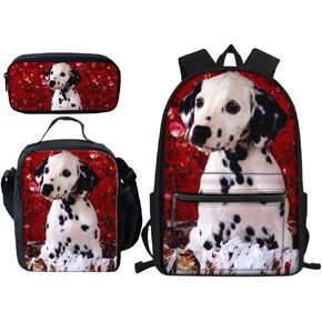 Beauty Collector Designer Frog Backpack Bookbags Set for School Cute Lunch Bag, Pencil Case and Big Backpacks