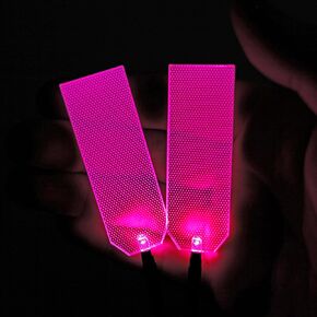 Cosplay DIY Acrylic led Light, Helmet Lights kit RGB Superhero for Men Kids Gifts Blue