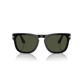 Persol Men's PO3333S Elio Square Sunglasses, Black, 54 mm