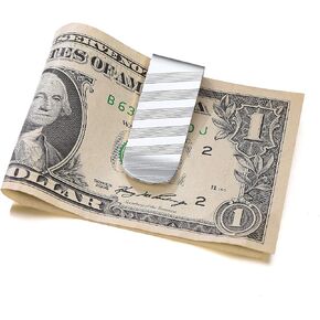 ChainsPro Men Personalized Money Clip, 316L Stainless Steel/Gold Plated/Black, for Father's Day/Xmas Gift-Send Gift Box in Saudi Arabia