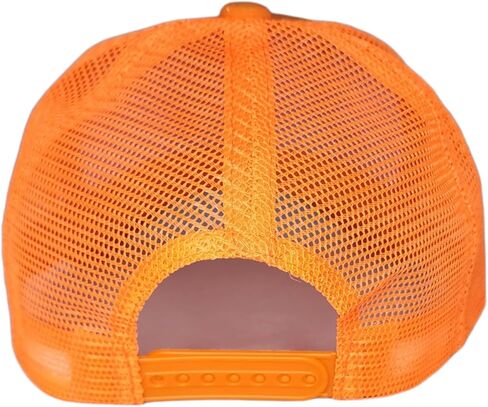 The Celly Plug Hunting & Fishing Orange Trucker Hat Snapback, Baseball Cap Men Women, Breathable Mesh, Adjustable in Kuwait