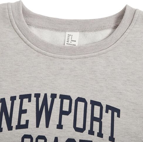 سويت شيرت نسائي كاجوال من SweatyRocks بأكمام طويلة وطباعة جرافيك in Kuwait