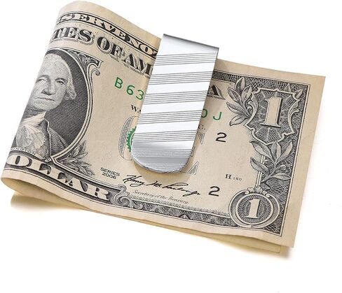 ChainsPro Men Personalized Money Clip, 316L Stainless Steel/Gold Plated/Black, for Father's Day/Xmas Gift-Send Gift Box in Saudi Arabia