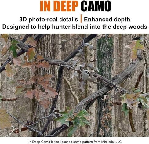 قبعة EDTREK عالية الأداء من الصوف الأكريليكي القابل للعكس للقبعات المحبوكة المموهة للطقس البارد in Kuwait