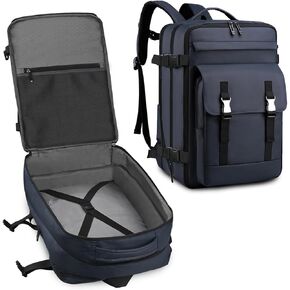 MIYCOO Travel Laptop Backpack, Extra Large Expandable Travel Backpack Airplane Approved Weekender Bag for Men Women, Water Resistant Lightweight Computer Backpack Blue in Kuwait