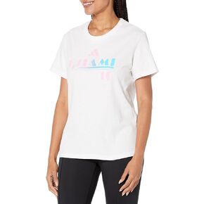 adidas Women's Messi M iami Short Sleeve T-Shirt
