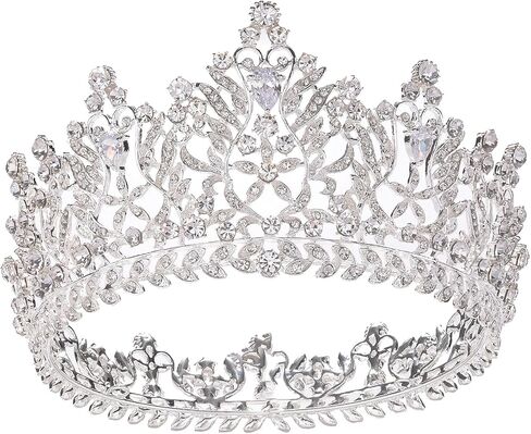 تيجان من الذهب الوردي للنساء من Eseres، تيجان عيد الميلاد، وتاج الملكة للحفلات الراقصة in Kuwait