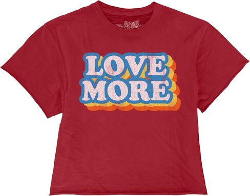 Original Retro Brand The 100% Cotton Slub Love More, Valentines Slightly Cropped Tee (Big Kids) in Saudi Arabia