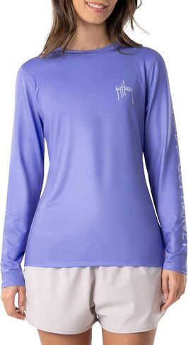 Guy Harvey Women's Graphic Long Sleeve Sun Protection Top in Saudi Arabia