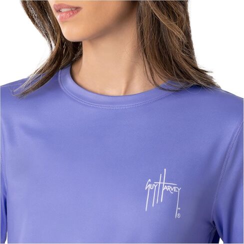 Guy Harvey Women's Graphic Long Sleeve Sun Protection Top in Saudi Arabia