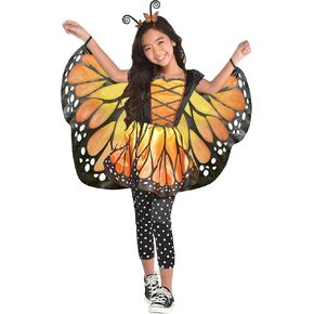 amscan Girls Monarch Butterfly Costume - Medium - 8-10, 1 Pc in Saudi Arabia