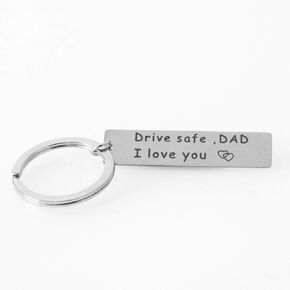 هدايا ShiQiao Spl للأخت، Drive Safe I Love You Keychain Keyring لهدايا عيد ميلاد الأخت من الأخت الأخ سائق شاحنة هدية