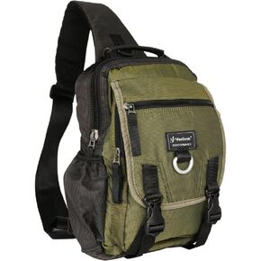 Sling Bag Backpack Cross Body Messenger Bag Shoulder Backpack Travel Rucksack Black