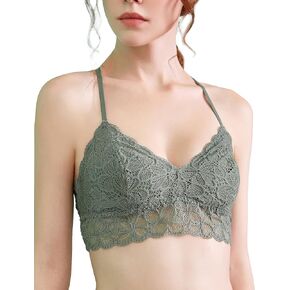 Luna & Sun Soft Simple Sexy Breathable Wirefree Lace Bralette in Kuwait