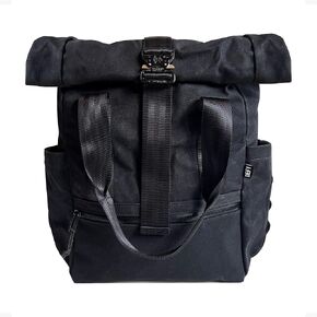 DEFY Menace Backpack 2.0 | Ballistic Nylon Backpack | 18 Liter Utility Backpack For Men | Premium Tech Backpack w/ 16 Inch Laptop Sleeve | Water Repellent Travel & Commuter Pack (Black)