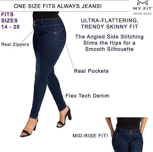 My Fit Women's Dark Wash in Saudi Arabia