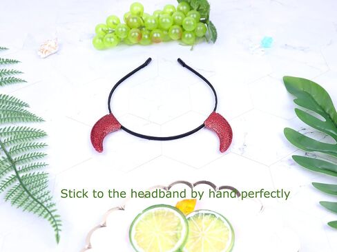 Bonnie Z. Leonardo Glitter Devil Horns Headband G Purple in Kuwait