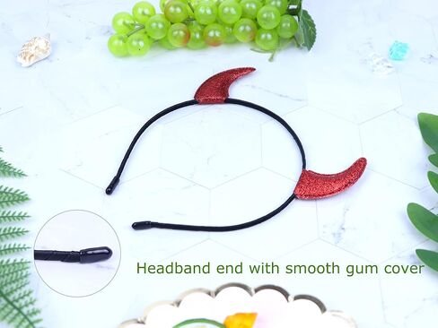 Bonnie Z. Leonardo Glitter Devil Horns Headband G Purple in Kuwait