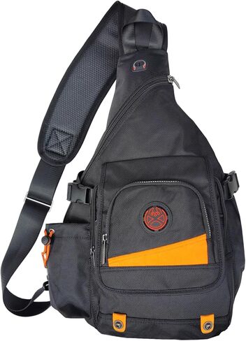 Large Sling Bag Backpack Pack 13" 14" Laptop Bag Satchel Travel Backpack Black in Kuwait