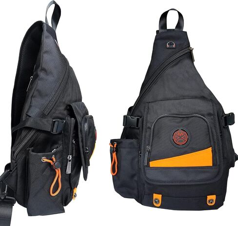 Large Sling Bag Backpack Pack 13" 14" Laptop Bag Satchel Travel Backpack Black in Kuwait