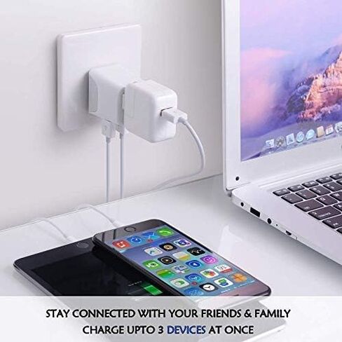 مجموعة قابس محول السفر من Ceptics إيطاليا وأوروبا - عبوتان - مع مدخلين USB + مقبس الولايات المتحدة الأمريكية - النوع L والنوع C - صغير جدًا - مؤرض آمن ومثالي للهواتف المحمولة وأجهزة الكمبيوتر المحمولة وشواحن الكاميرا in Kuwait