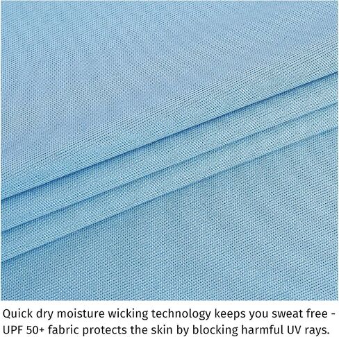 HDE Fishing Shirts for Men Long Sleeve UPF 50 Sun Protection Quick-Dry Outdoor Performance T-Shirt in Kuwait
