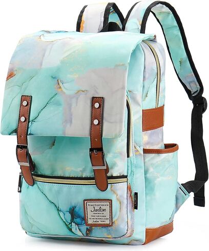Slim Laptop Backpack College Student School Bag Travel Rucksack Daypack Cow in Kuwait